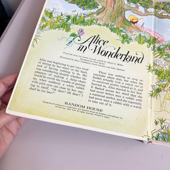 Rare vintage Alice in Wonderland: A Pop-Up Classic Hardcover book 1st edition - Picture 15 of 16